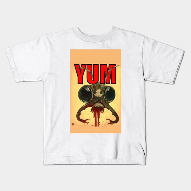 Yum yum Kids T-Shirt by HELLINISMOS